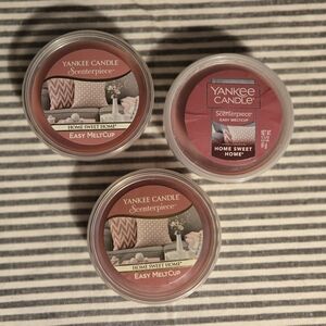 (3) Yankee Candle Scenterpiece Easy MeltCups Home Sweet Home Scent